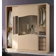 Aria Wardrobe closet with 2 mirrored sliding doors