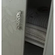 Eden 2-sliding doors wardrobe closet (with leaf motif)