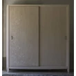 Eden 2-sliding doors wardrobe closet (with leaf motif)