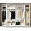 LM Jazz Armadio 2-sliding doors cabinet, with 1 mirrored door - 230 cm