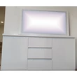 LM Roma Cromo Day 2-doors buffet chest of drawers - white