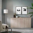 Easy 2-doors buffet chest of drawers with 3 drawers