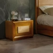 Éjjeliszekrény 2 fiókkal, fenyőfa előlappal, push-pull mechanizmussal – Morello 3957