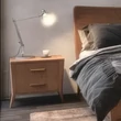 Éjjeliszekrény 2 fiókkal – Morello 4046