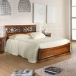 Franciaágy-keret faragott fejvéggel – Morello 4148.A