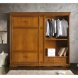Wardrobe, 2 Sliding Doors, with Mirrored Doors, with Carved Decoration – Morello 4178.S