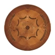 Round Lamp Table with Verona Inlay – Morello 3435