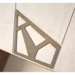 Ajtó geometrikus díszítéssel, 90 cm széles szekrényelemhez – Morello 3128.I