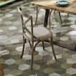 Szék természetes rattanfonatos ülőfelülettel – Morello 2039