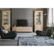 TV-szekrény 3 fiókkal, levélmintás díszítéssel – Morello 3162