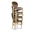 Louis XVI. style stackable chair