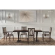 Isabella angular dining table