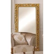 Decorated wide mirror