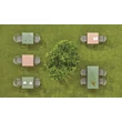 Dome stackable easy chair