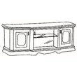 Amalfi Day TV commode - beige