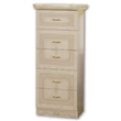 Amalfi magas, fiókos komód - bézs