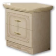 Amalfi Night table with 2 drawers - beige