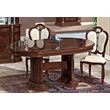 Florence Day GIGLIO Chair with fabric - walnut