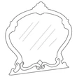 Florence Wide mirror - beige