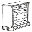 Florence Day Chest of drawers - walnut
