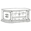 Florence Day MAXI TV commode - beige