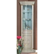 Florence Day sarok vitrines szekrény világítással - bézs