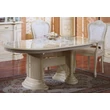 Florence Day Oval dining table 200x105 cm (+50 cm extendable) - beige