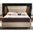 Emozioni Double bedstead with upholstered headboard and sides