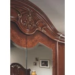 Sovrana 4-doors cabinet, with 2 mirrored doors - walnut, height: 261 cm