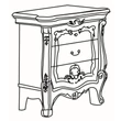 Sovrana Night table - beige