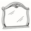 Sovrana Mirror - walnut