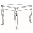 Sovrana Day Square-shaped dining table 115x115 cm (+41 cm extendable) - walnut