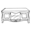 Sovrana Day TV commode - walnut