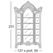 Apollonia 1-door display cabinet