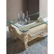 Mercurio Coffee table with glass top