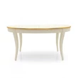 Luna oval dining table 160x110 cm (+2x40 cm extendable)