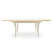 Luna oval dining table 160x110 cm (+2x40 cm extendable)