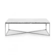 Klepsidra coffee table with marble top