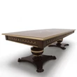 Patroclo dining table 300x120 cm (+3x48 cm extendable)