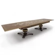 Patroclo dining table 300x120 cm (+3x48 cm extendable)
