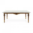 Giano coffee table with marble top