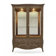 Butterfly 2-doors display cabinet with 2 drawers