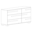 ST Volare Double chest of drawers