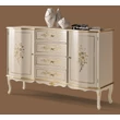 Verde 2-doors buffet chest of drawers with 4 drawers