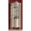 Borbonese 1-door display cabinet with decorative crown