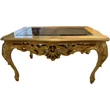 Giochi di Luce Coffee table, with glass top