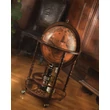 Minerva elegant drink holder globe, with wheels