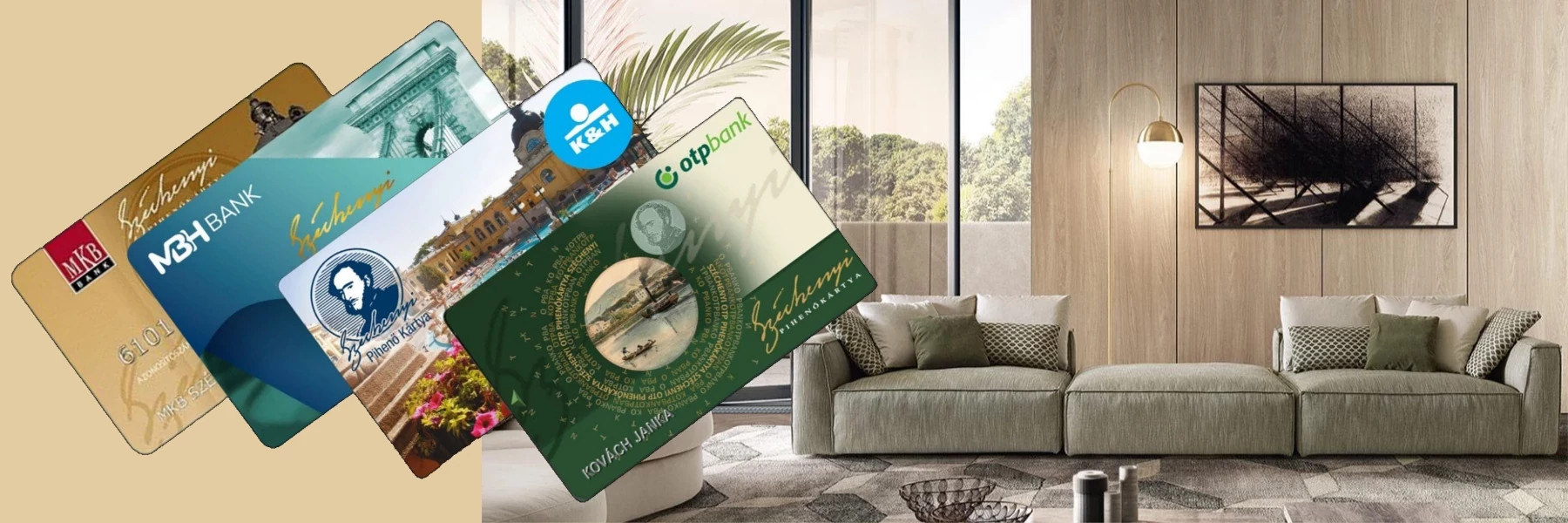 Premium furniture, easy payment with SZÉP Card!