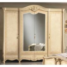 Sovrana 4-ajtós szekrény, 2 tükrös ajtóval - bézs, magasság: 238,3 cm