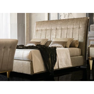 AC Diamante Upholstered double bedstead